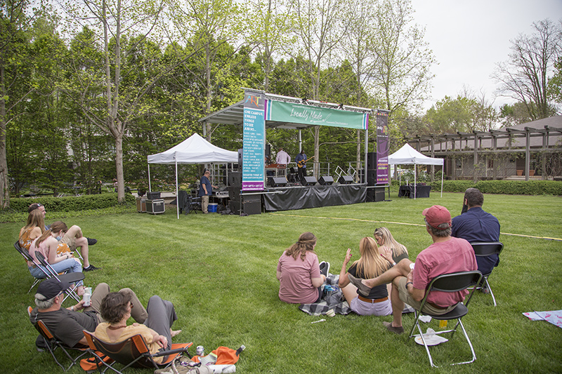 Music stage of the west lawn