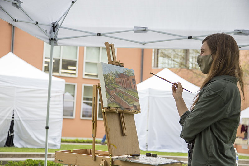 Plein Air painting demonstration