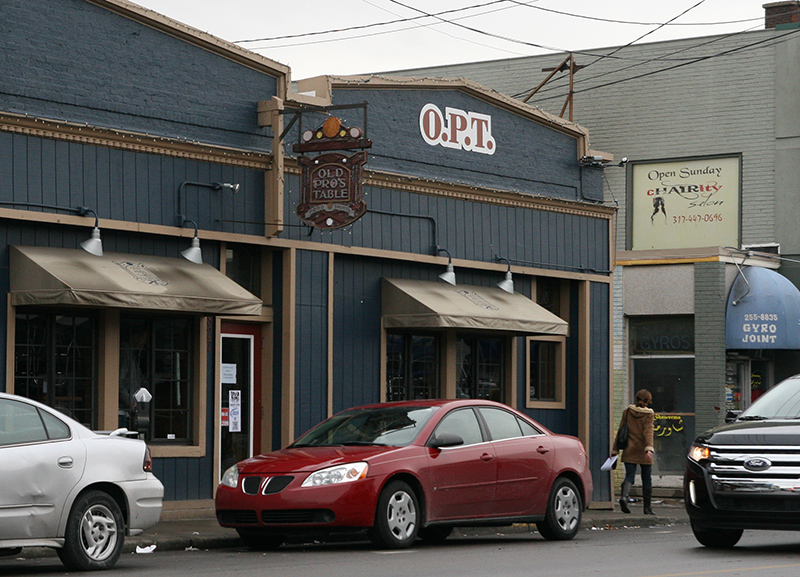 Old Pro's Table building with same shape as post office