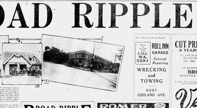 Kassebaum Building opening photo from newspaper