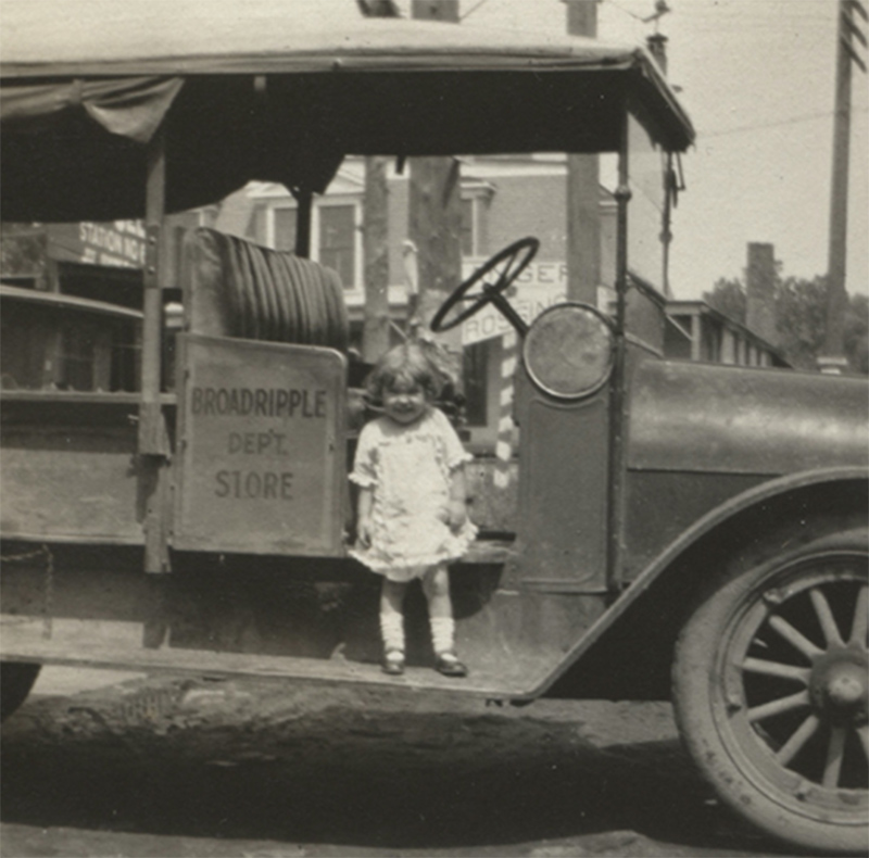 The BR truck and girl