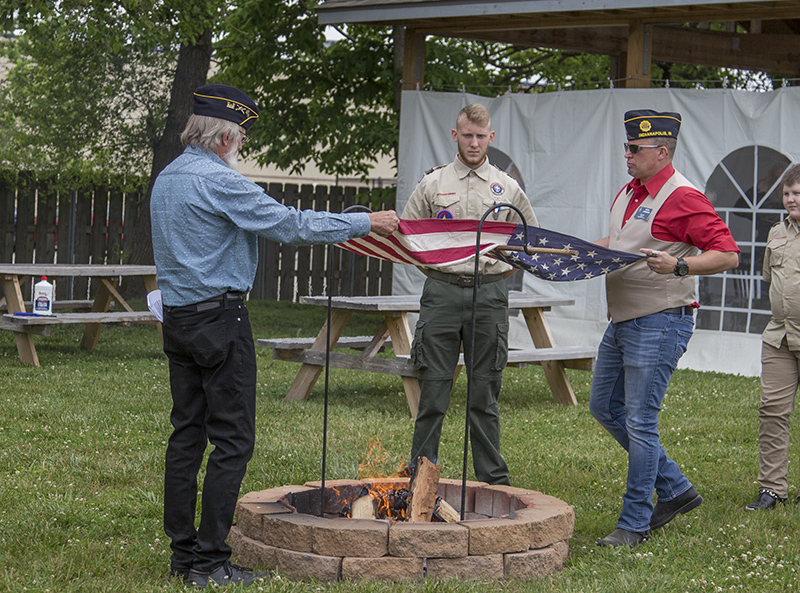 Random Rippling - Flag Retirement Ceremony