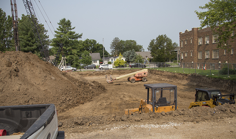 Random Rippling - 62nd and College construction