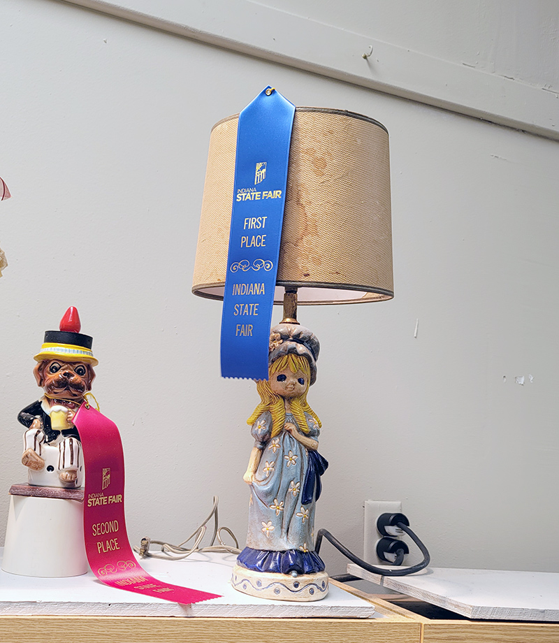 Past columist Nora Spitznogle - First Place - Ugly Lamp