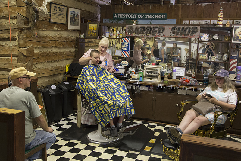 Yes, you can even get a haircut