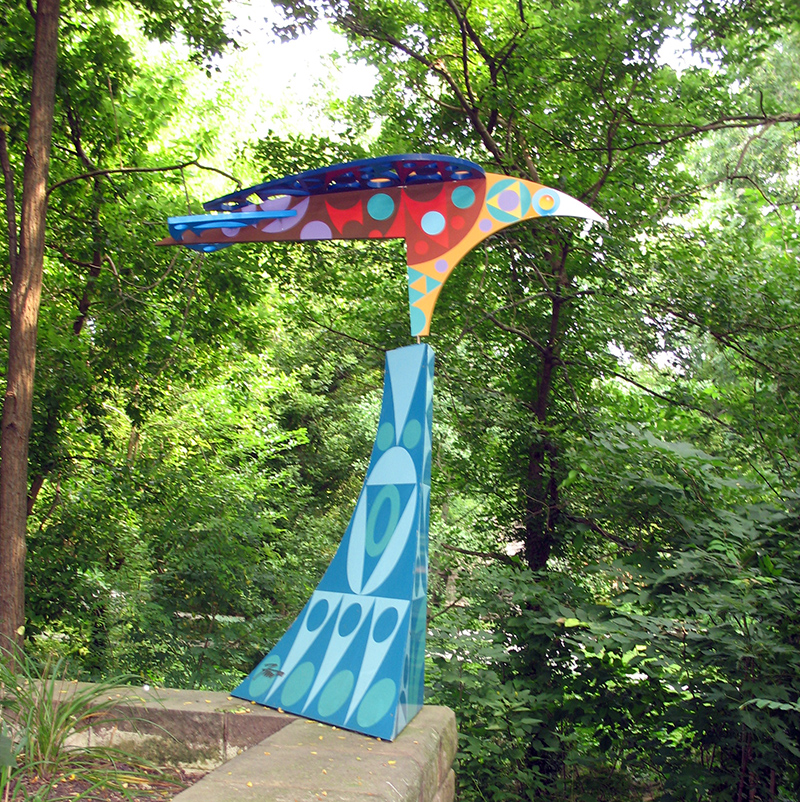 James Willie Faust created these Wings seen at the Indianapolis Art Center.