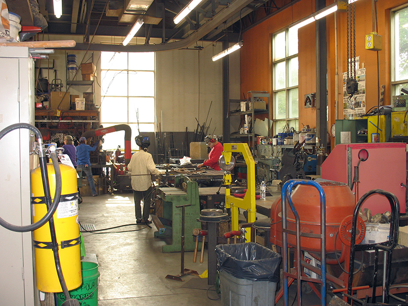 A class at the Indianapolis Art Center.