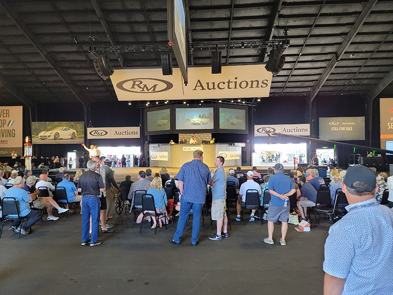 During the Auburn auction