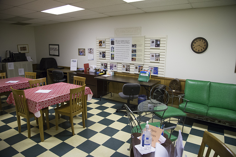 Oasis room in basement