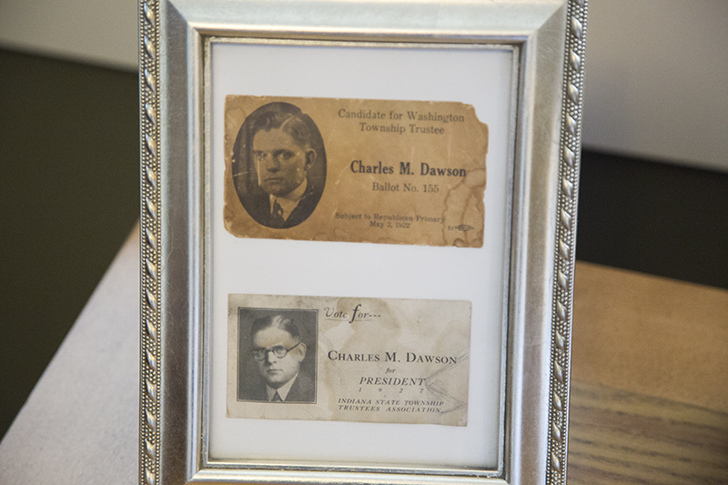 Charles Dawson election advertising cards