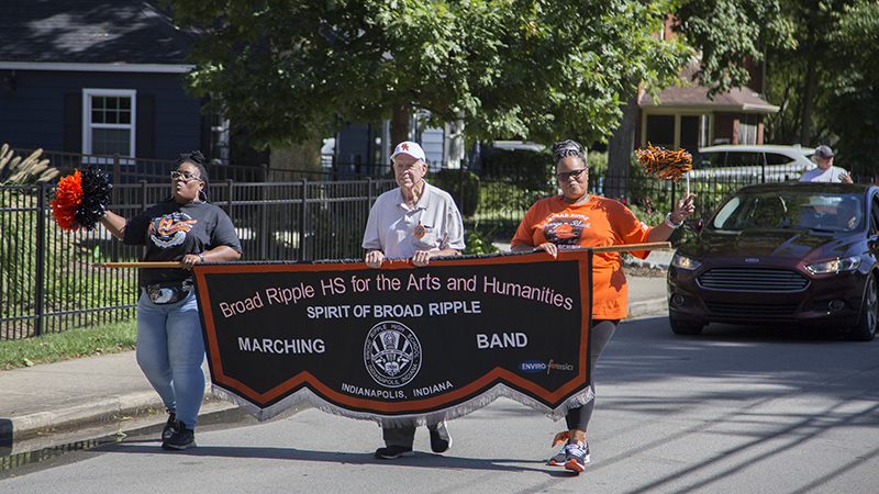 The lead of the parade was Class of 1951 Victor Wenning