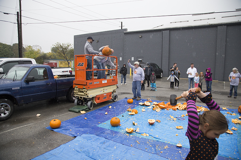 Random Rippling - BR Kiwanis hold Pumpkin Smash