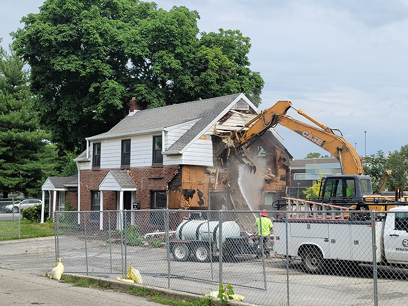 Issue from Jun. 24 - Buildings at 62nd and College razed