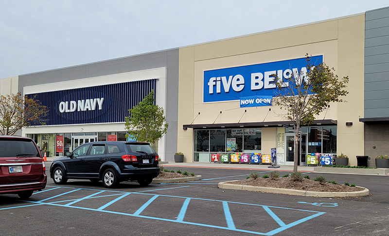 Issue from Oct. 14 - Four stores open at Glendale - Five Below, Ross, Old Navy and Bath and Body Works