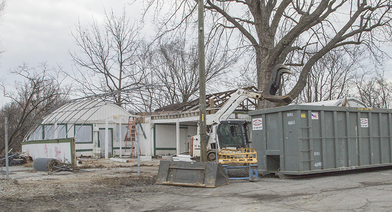 Issue from Jan. 21 - Weaver's Lawn and Garden buildings razed