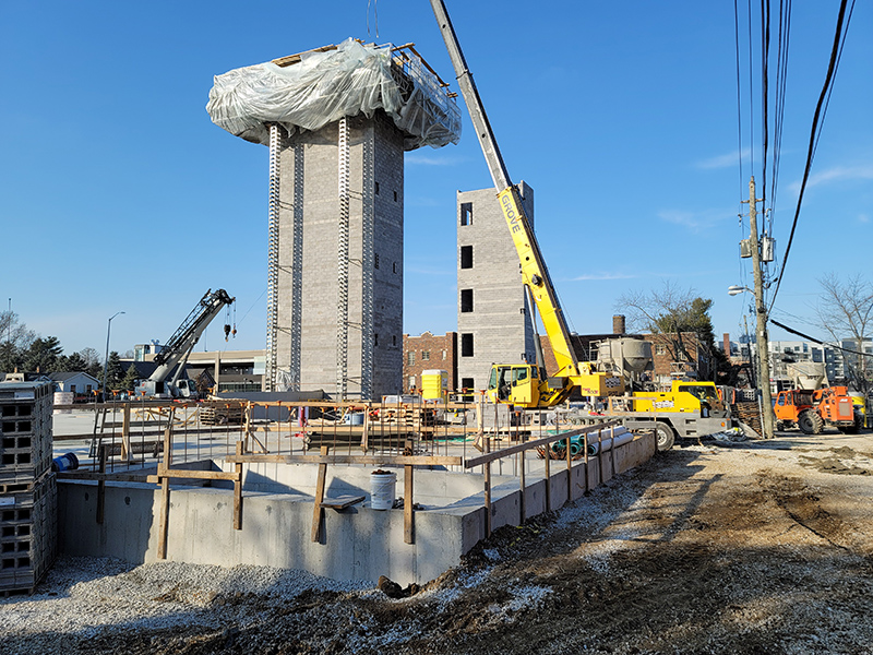 Random Rippling - 62nd and College project grows taller 