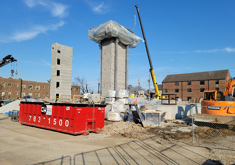 Random Rippling - 62nd and College project grows taller 