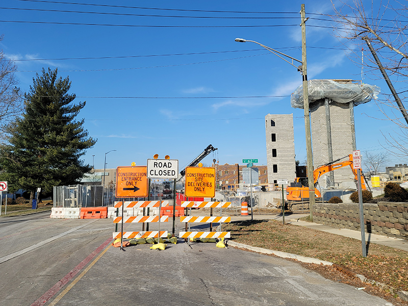 Random Rippling - 62nd and College project grows taller 