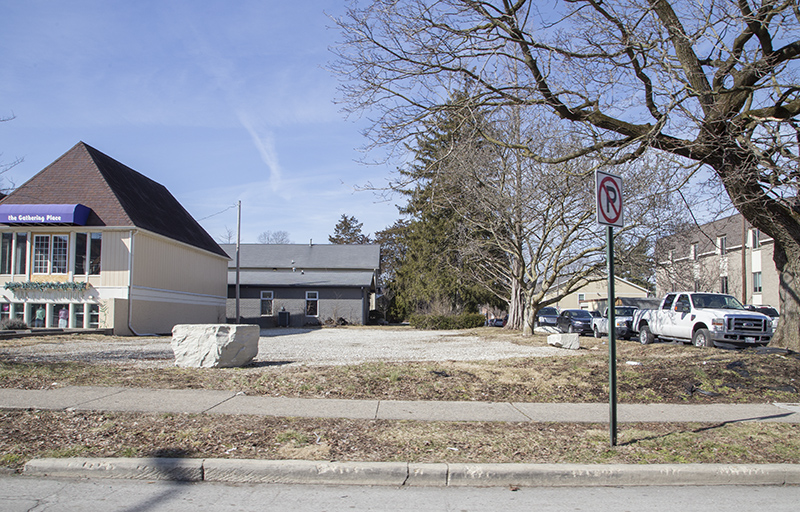 The empty lot at 6360 Guilford