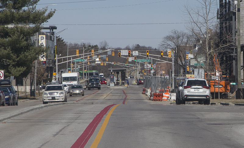 Random Rippling - College Ave open again