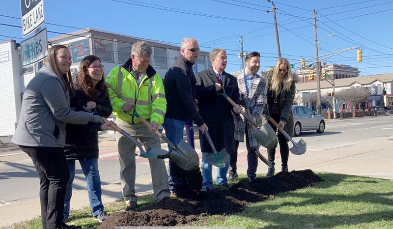 Random Rippling - Mayor breaks ground on BR Avenue