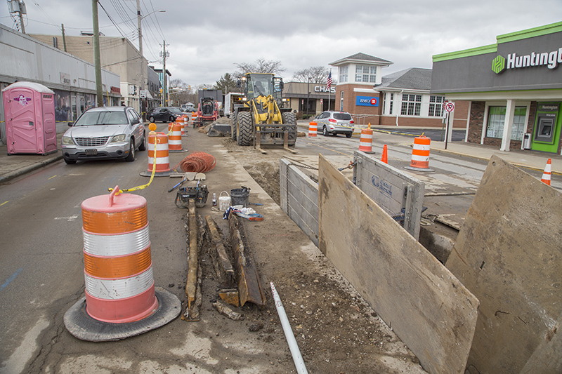 Random Rippling - Streetcar rails coming out