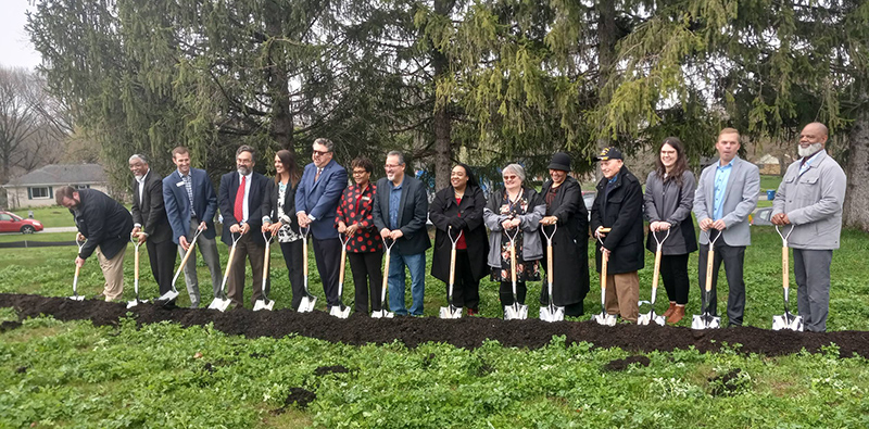 The groundbreaking ceremony