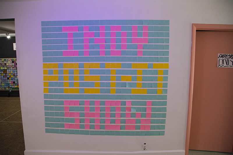 Random Rippling - Annual Post-It Show