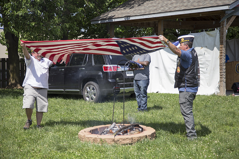 Random Rippling - Flag Retirement