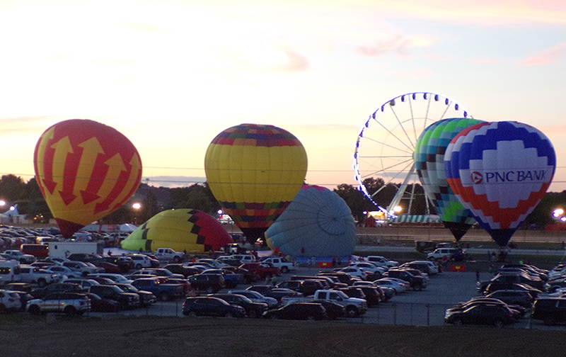 Hot air balloons