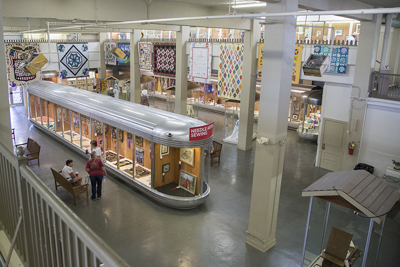 Inside the Home and Family Arts Building, now called the Indiana Arts Building.