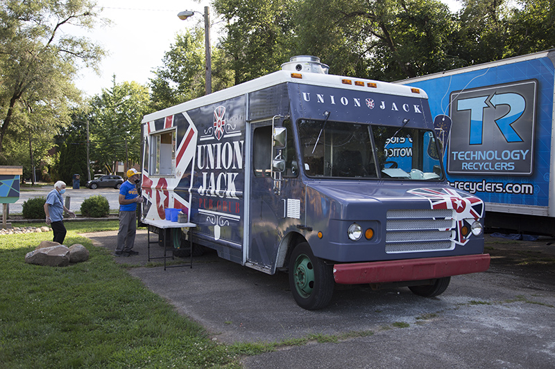 Union Jack food truck