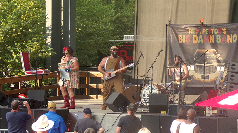 Reverend Payton's Big Damn Band on the Free Stage