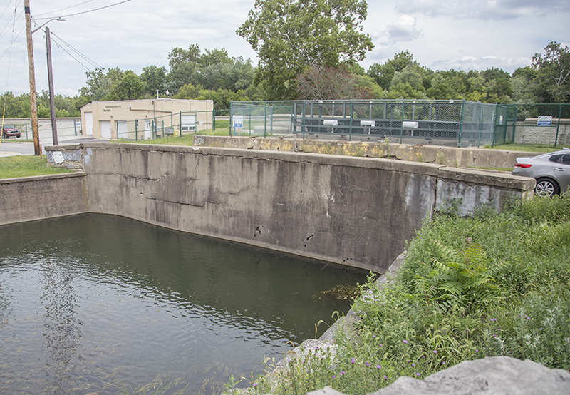 The bridge today as seen from the Monon Trail