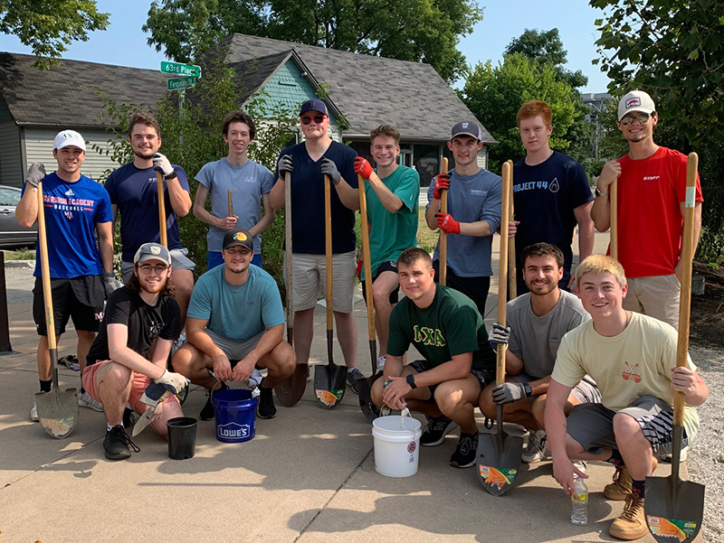 St. Lukes United Methodist Church planted native plants along the canal promenade in addition to a full overhaul of the grounds at their Midtown church location at 6185 Guilford