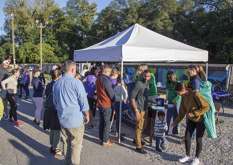 Sign-in tent