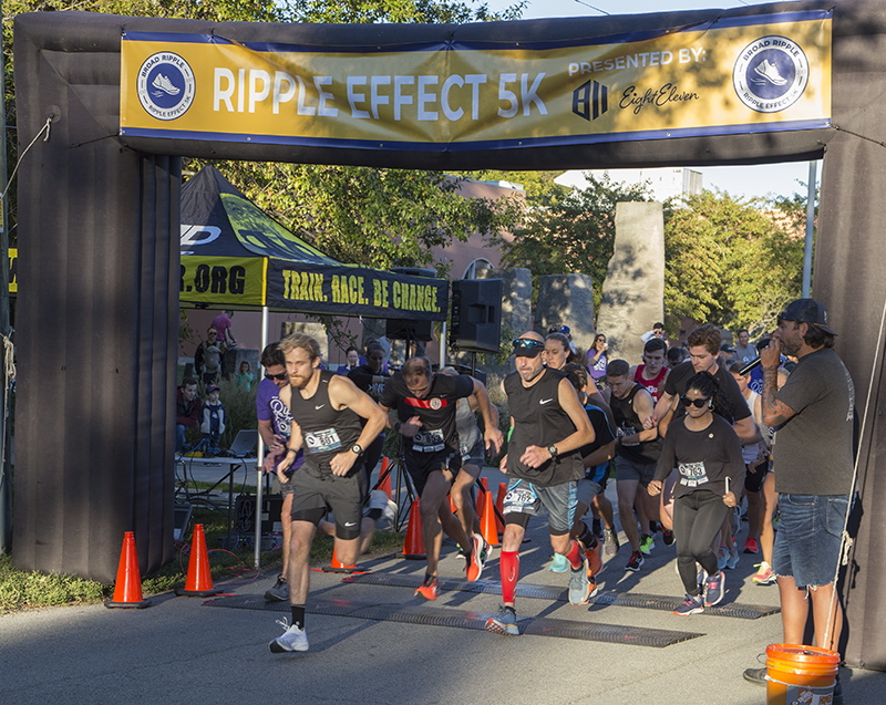The run starts!