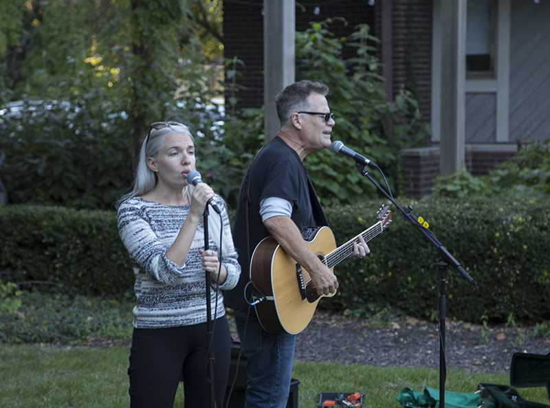 Music on the green at the Art Center