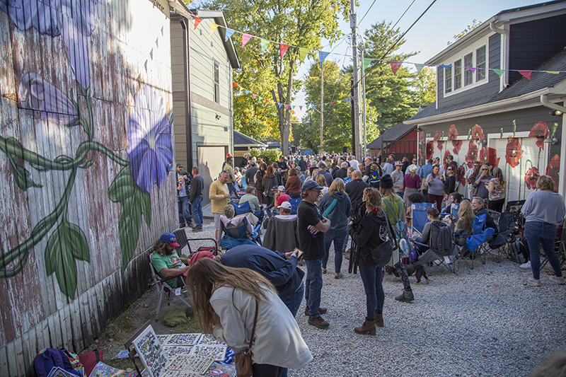 Random Rippling - Broad Ripple Flower Alley Revival