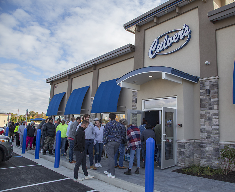 Random Rippling - Culver's opens