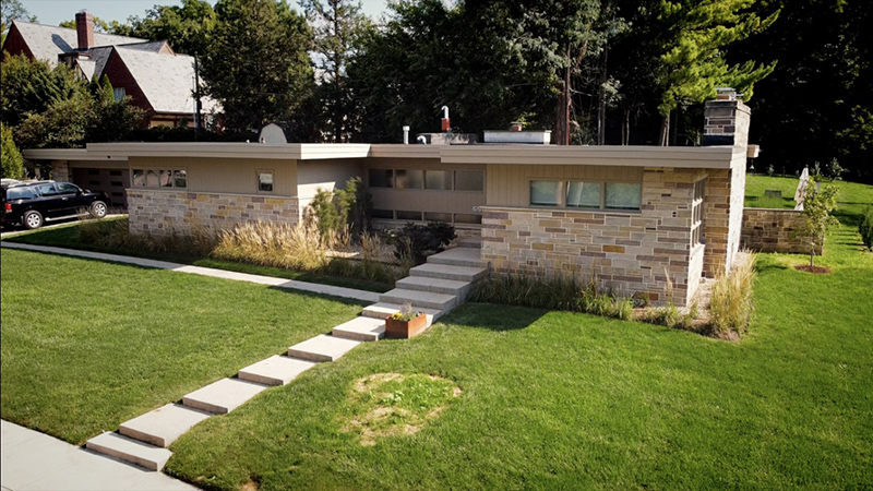 This mid century modern residence at 65 West 54th Street