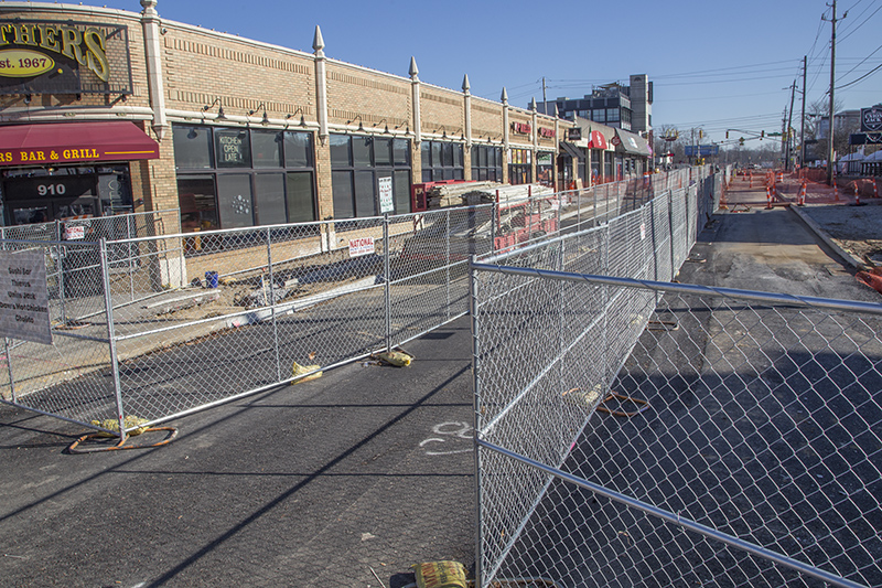 Random Rippling - Sidewalks now closed for construction