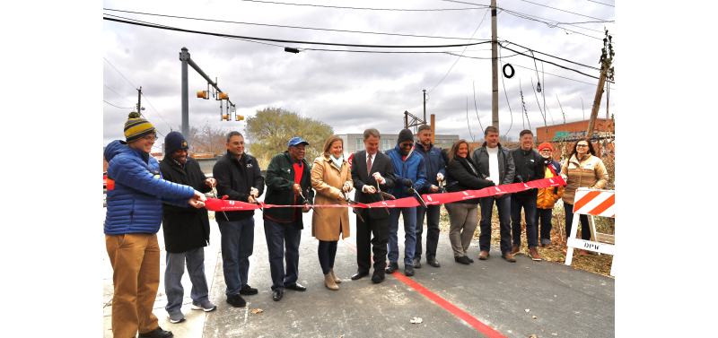 Mayor Hogsett And Indy DPW Cut Ribbon On First Phase Of Monon Trail Widening Project
