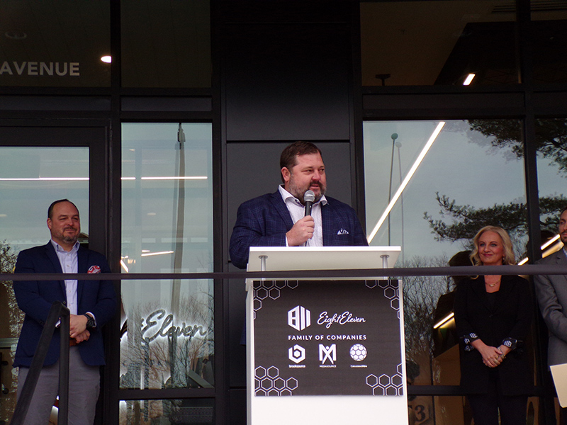 Random Rippling - Eight Eleven headquarters open