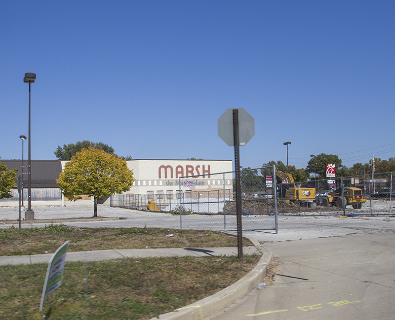 Issue from Oct 27 - Chase Bank starts building new bank at old Marsh site