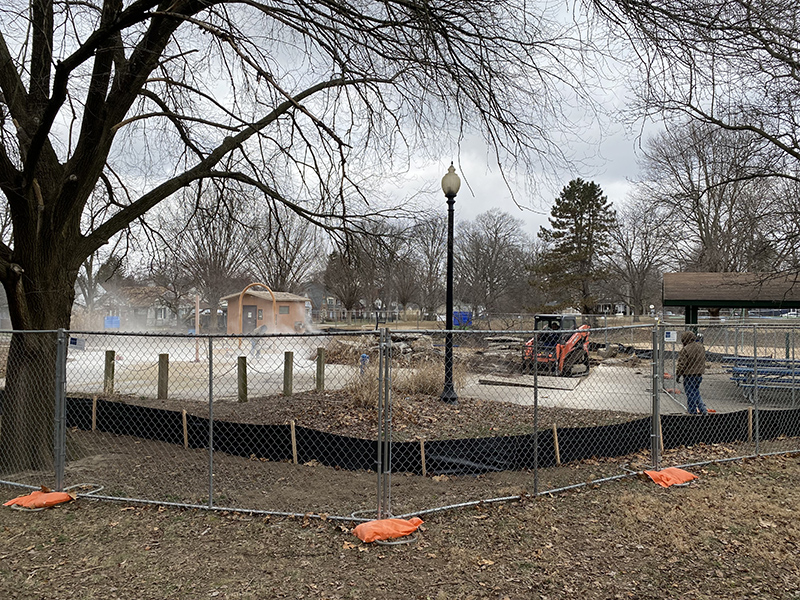 Issue from Feb 3 - Construction starts on Dan Wakefield Park Splash Park