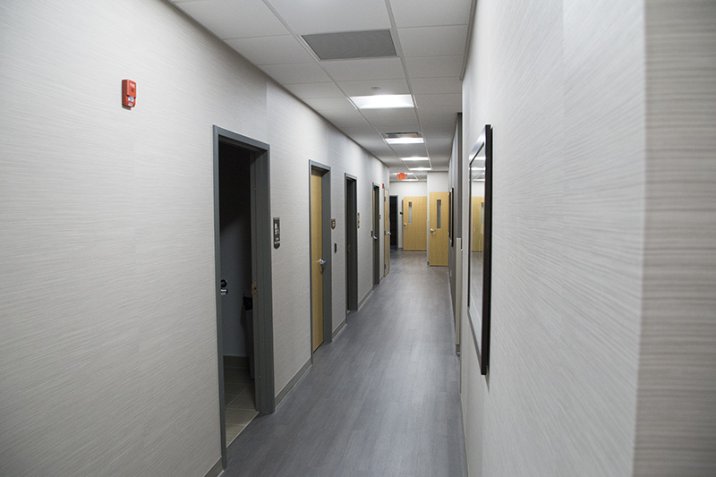 The interior of Community Health is larger that it appears on the outside.