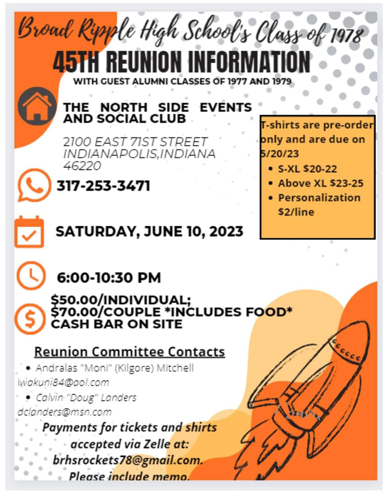 BRHS Class of 1978 45th Reunion
