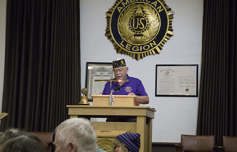 Rees Morgan announced an upcoming Living History Series event at North Central High School on April 26 where Veterans share stories of their service.