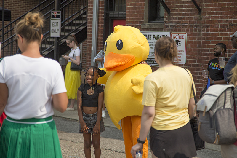 Duck mascot
